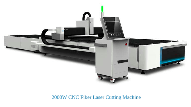 2000W CNC Fiber Laser Cutting Machine